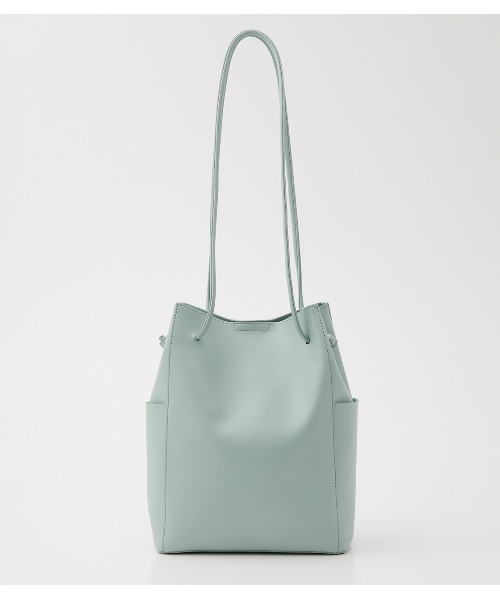 AZUL by moussy(アズールバイマウジー)の「THIN STRAPS TOTE BAG/シンストラップトートバッグ(トートバッグ・レディース・ブラック/ライトブルー/ライトブラウン・FREE)」の17枚目の写真
