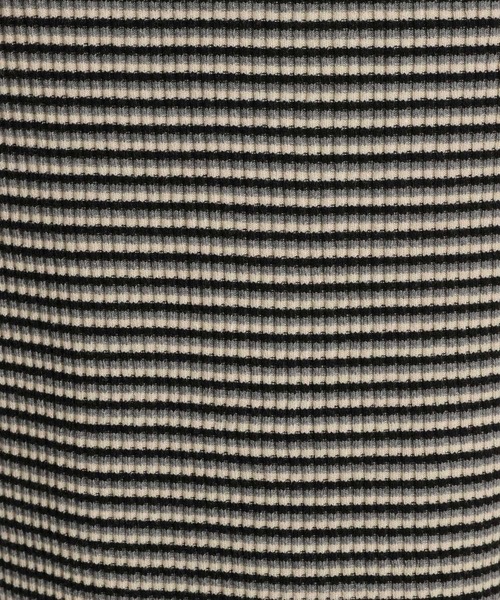 niko and...（ニコアンド）の「やわらかニットボーダースカート（スカート・レディース・ブラック/レッド/グリーン・MEDIUM/LARGE）」の10枚目の写真