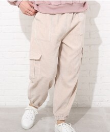 Cutie Blonde | 【S-LL】コーデュロイイージーカーゴジョガーパンツ(その他パンツ)