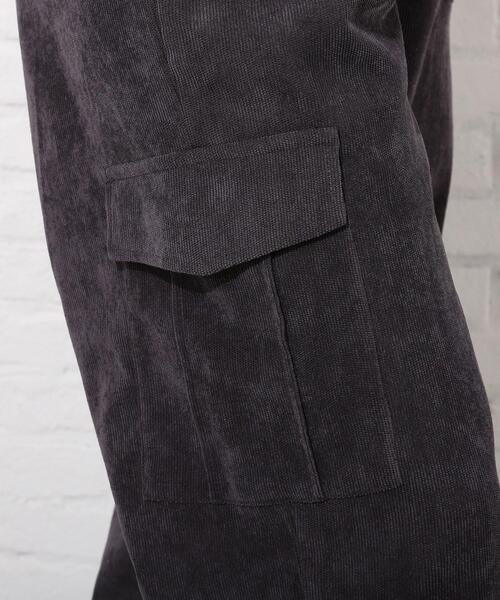 Cutie Blonde（キューティーブロンド）の「◆【S-LL】コーデュロイイージーカーゴジョガーパンツ（その他パンツ・レディース・カーキ/サンドベージュ/グレー系その他/ナチュラル・01/02/03/04）」の13枚目の写真