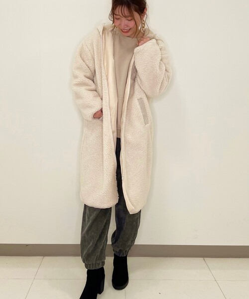 Cutie Blonde（キューティーブロンド）の「◆【S-LL】コーデュロイイージーカーゴジョガーパンツ（その他パンツ・レディース・カーキ/サンドベージュ/グレー系その他/ナチュラル・01/02/03/04）」の7枚目の写真