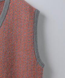 6（ロク）の「＜BATONER x 6(ROKU)＞MOHAIR V NECK VEST/ベスト