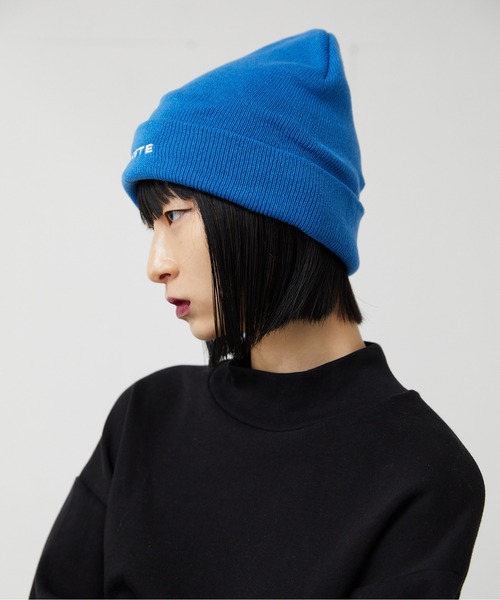FEKETE（フェケテ）の「FEKETE MADE BASIC LOGO BEANIE（ニットキャップ/ビーニー・メンズ・ブラック/グレー/ブルー/グリーン・FREE）」の10枚目の写真