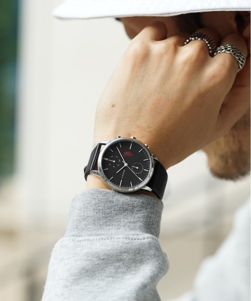 U.S. POLO ASSN.（ユーエスポロアッスン）の「【U.S. POLO ASSN.】ユーエスポロアッスン 腕時計 マルチファンクション 38mm クォーツ（アナログ腕時計・メンズ・ブラック×レッド/ホワイト×ブルー/ブルー・FREE）」の3枚目の写真