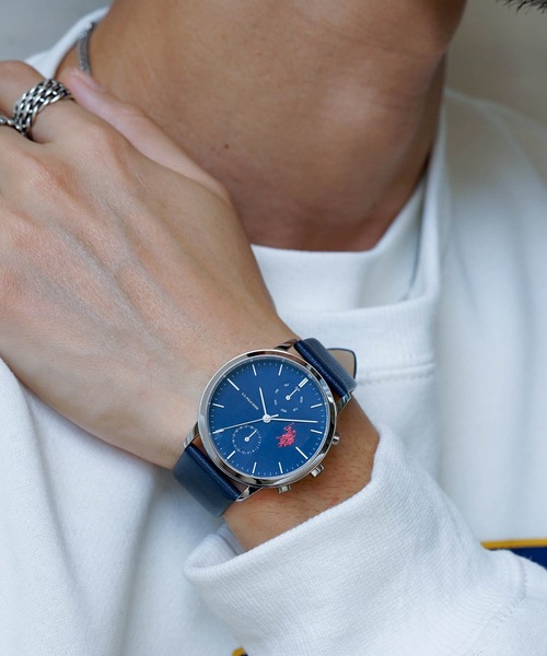 U.S. POLO ASSN.（ユーエスポロアッスン）の「【U.S. POLO ASSN.】ユーエスポロアッスン 腕時計 マルチファンクション 38mm クォーツ（アナログ腕時計・メンズ・ブラック×レッド/ホワイト×ブルー/ブルー・FREE）」の16枚目の写真