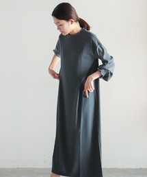 NOMBRE IMPAIR | スプリットジョーゼットコンビ ハイネックOP(ワンピース)