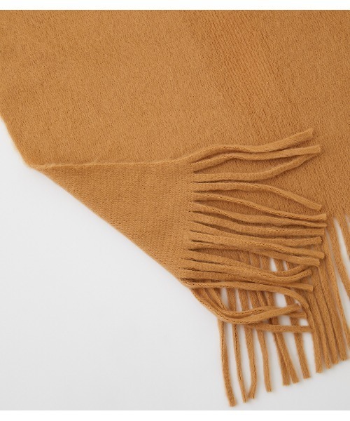 AZUL by moussy(アズールバイマウジー)の「RUSSELL KNITTING MUFFLER/ラッセルニッティングマフラー(マフラー・メンズ・ライトカーキ/ライトピンク/オフホワイト/ベージュ/ブラック・FREE)」の18枚目の写真
