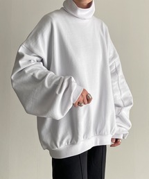y/m by MIHO | タートルネックビッグスウェットトップス(Tシャツ/カットソー)