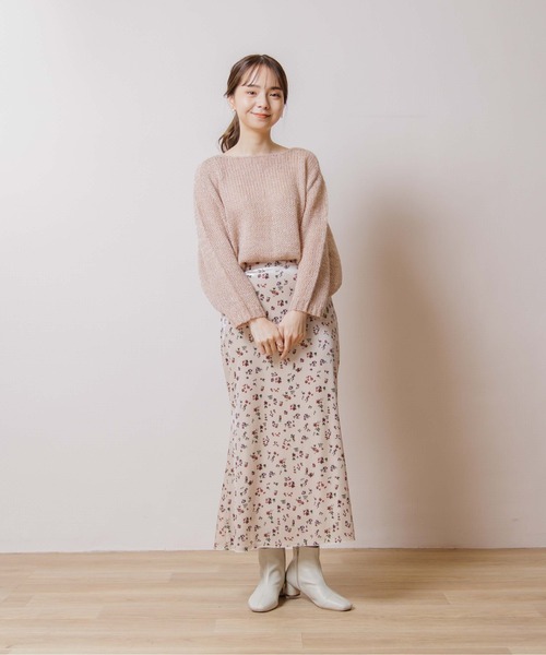 flower（フラワー）の「オーロラニットトップ（ニット/セーター・レディース・ベージュ/アイボリー・FREE）」の17枚目の写真