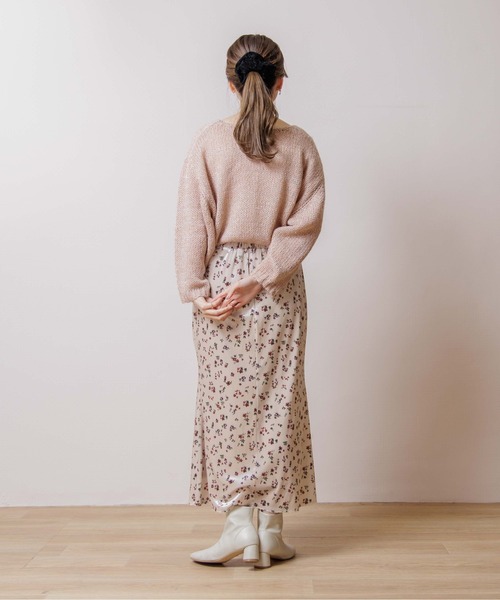 flower（フラワー）の「オーロラニットトップ（ニット/セーター・レディース・ベージュ/アイボリー・FREE）」の19枚目の写真