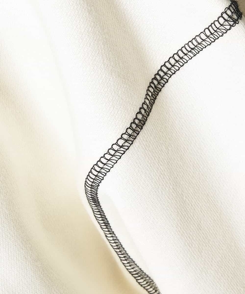 A de a.v.v（アードアー・ヴェ・ヴェ）の「配色ステッチロゴスウェット（トレーナー）（スウェット・レディース・ブラック/サンドベージュ/ライトブルー/アイボリー・38/36）」の22枚目の写真