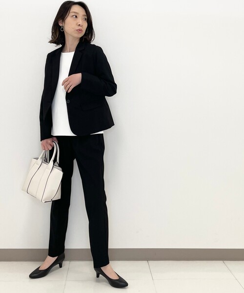 DRESKIP（ドレスキップ）の「◆洗えるキャリーマンテーラードジャケット（テーラードジャケット・レディース・ブラック/ダークグレー・01/02/03/04）」の22枚目の写真