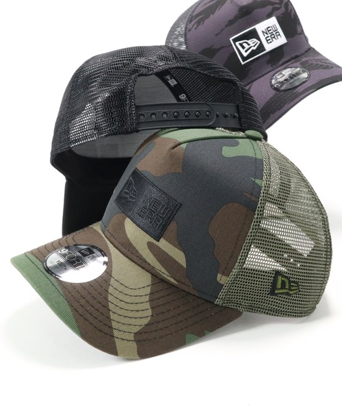NEW ERA（ニューエラ）の「ニューエラ キッズ メッシュキャップ（キャップ・キッズ・ブラック系その他/カーキ/ブラック/ブルー/カモフラージュ・52-56cm）」の4枚目の写真