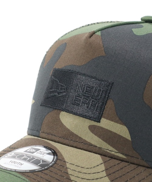 NEW ERA（ニューエラ）の「ニューエラ キッズ メッシュキャップ（キャップ・キッズ・ブラック系その他/カーキ/ブラック/ブルー/カモフラージュ・52-56cm）」の7枚目の写真