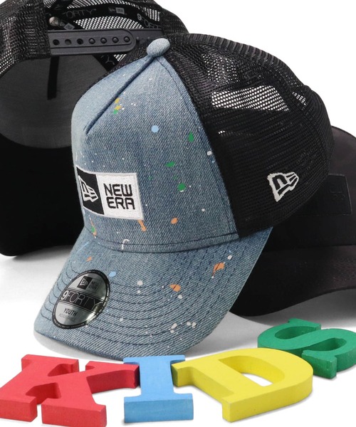 NEW ERA（ニューエラ）の「ニューエラ キッズ メッシュキャップ（キャップ・キッズ・ブラック系その他/カーキ/ブラック/ブルー/カモフラージュ・52-56cm）」の22枚目の写真