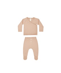 Quincy Mae(NCV[C)POINTELLE WRAP TOP + PANT SET(xr[pW}/X[p[)