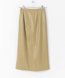 URBAN RESEARCH | フェイクレザーラップ風タイトスカート(スカート)