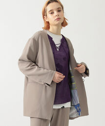 BEAMS BOY | maturely / Amundsen No Collar Jacket(ノーカラージャケット)