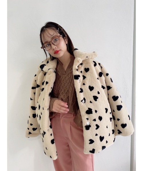 JUMELLE（ジュメロ）の「ミディーフェイクファーコート（その他アウター・レディース・アイボリー・FREE）」の15枚目の写真