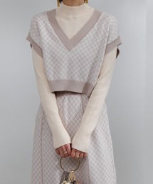 COLONY 2139 | 綿アクリルジャガードニットベスト(ベスト)