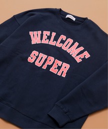 ”WEB限定”【MISHIMA MART/ミシママート】ウェルカム スーパー スウェット