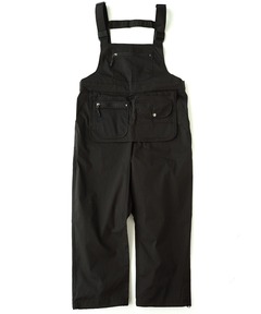 ブランド古着】レザー切替 オーバーオール（サロペット