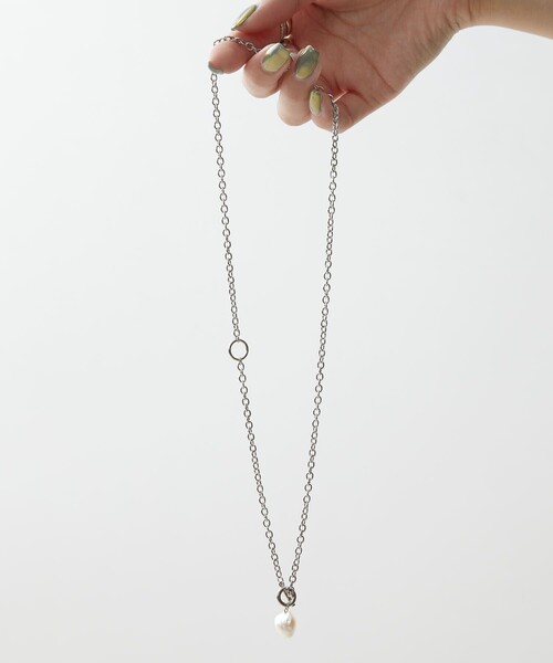 Firsthand（ファーストハンド）の「Firsthand/ファーストハンド STONE MANTEL NECKLACE / ストーンマンテルネックレス（ネックレス・レディース・オフホワイト/ブラック・ONE SIZE）」の5枚目の写真