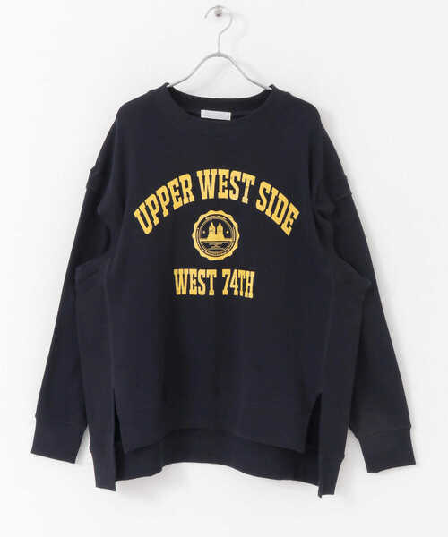 SENSE OF PLACE by URBAN RESEARCH（センスオブプレイスバイアーバンリサーチ）の「2WAYロゴスウェットシャツ（スウェット・レディース・オフホワイト/ネイビー/オレンジ・ONE）」の19枚目の写真