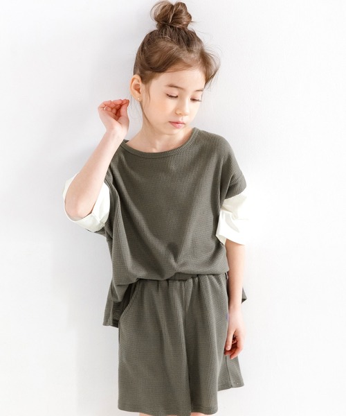 Bee des Bee（ビーデスビー）の「半袖セットアップ（セットアップ・キッズ・チャコール・120cm/150cm/140cm/100cm/110cm/130cm）」の9枚目の写真