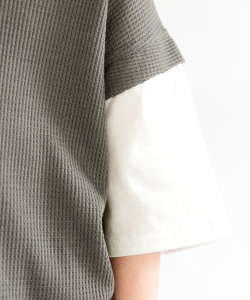 Bee des Bee（ビーデスビー）の「半袖セットアップ（セットアップ・キッズ・チャコール・120cm/150cm/140cm/100cm/110cm/130cm）」の5枚目の写真