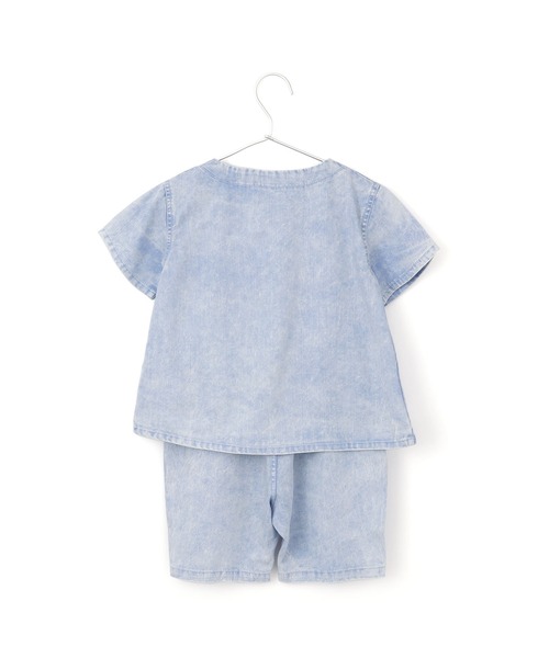 MAKE YOUR DAY（メイクユアデイ）の「リラックススーツ■100～140cm（ルームウェア/パジャマ・キッズ・エメラルド/サックスブルー/イエロー・120/140/100/130/110）」の11枚目の写真