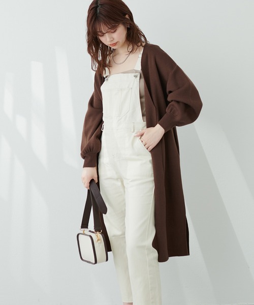 natural couture(ナチュラルクチュール)の「ルーズなリラックス感。大人のための!カジュアルサロペ(サロペット/オーバーオール・レディース・オフホワイト/ブラック/その他1・FREE)」の21枚目の写真