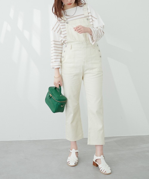 natural couture(ナチュラルクチュール)の「ルーズなリラックス感。大人のための!カジュアルサロペ(サロペット/オーバーオール・レディース・オフホワイト/ブラック/その他1・FREE)」の20枚目の写真