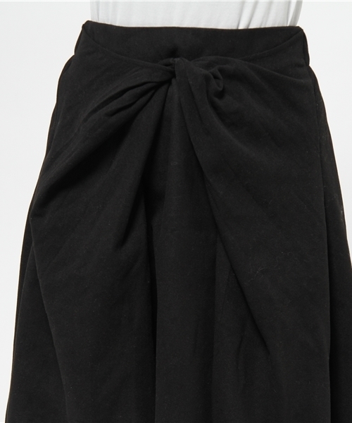 OUTLET（アウトレット）の「【mystic】ウエストネジリウールスカート（スカート・レディース・ブラック/グリーン/グレー/イエロー・FREE）」の8枚目の写真
