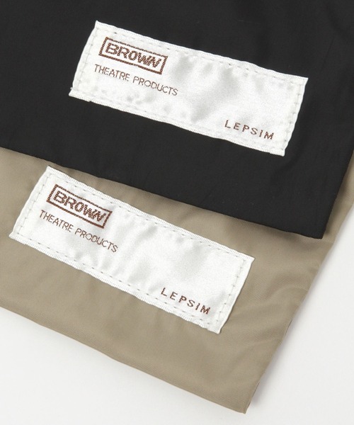 LEPSIM(レプシィム)の「【BROWN THEATRE PRODUCTSコラボ】ショルダーポーチ 267738(ボディバッグ/ウエストポーチ・レディース・ブラック/ベージュ・ONE SIZE)」の9枚目の写真