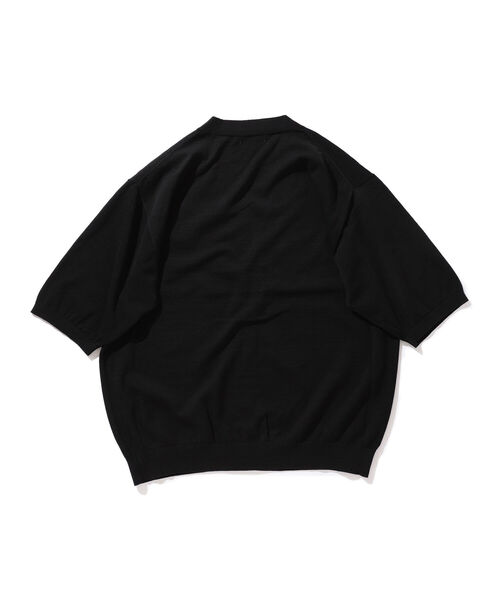 BEAMS LIGHTS（ビームスライツ）の「BEAMS LIGHTS / ハーフスリーブ カーディガン（カーディガン/ボレロ・メンズ・ターコイズブルー/ブラック・M/L/S）」の8枚目の写真