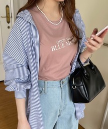 WEGO | WEGO/【WEB限定】ドロップショルダープリントロゴTシャツ(Tシャツ/カットソー)
