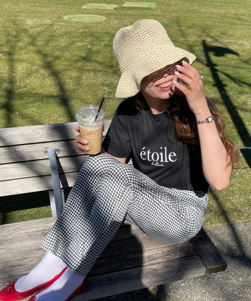 WEGO（ウィゴー）の「WEGO/【WEB限定】ドロップショルダープリントロゴTシャツ（Tシャツ/カットソー・レディース・ホワイト/ブラック/ホワイト系その他/ライトピンク/ライトベージュ・FREE）」の22枚目の写真