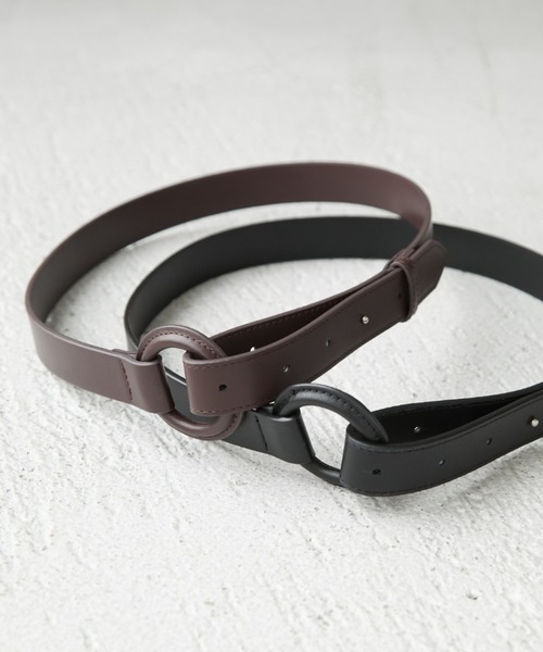 Green Parks(グリーンパークス)の「・サークルカバーベルト(ベルト・レディース・ブラウン/ブラック・FREE)」の9枚目の写真