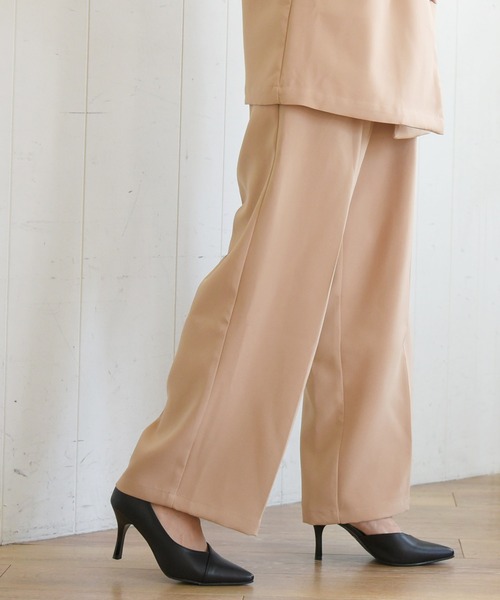 sango(sango)の「タックセンタープレスパンツ(スラックス・レディース・イエロー/ベージュ/アイボリー・FREE)」の20枚目の写真