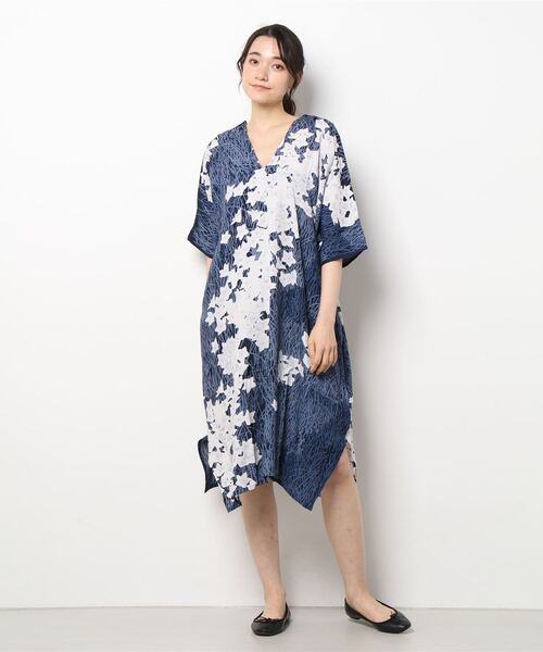 カヤ（カヤ）の「【カヤ】春の錦ワンピース（ワンピース・レディース・ブラック/パープル/ネイビー・FREE）」の8枚目の写真