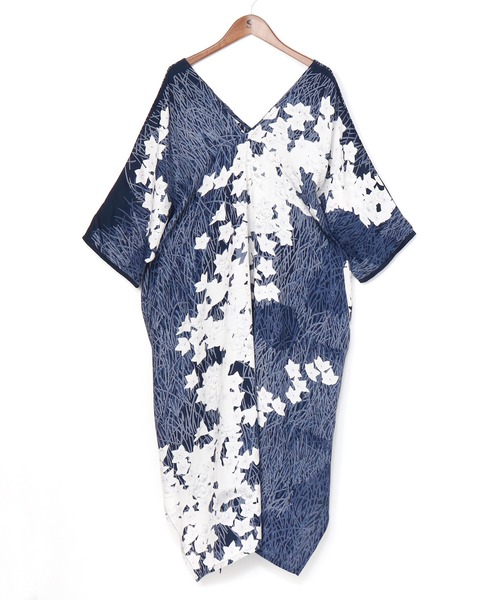 カヤ（カヤ）の「【カヤ】春の錦ワンピース（ワンピース・レディース・ブラック/パープル/ネイビー・FREE）」の9枚目の写真