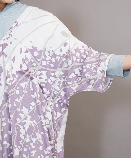 カヤ（カヤ）の「【カヤ】春の錦ワンピース（ワンピース・レディース・ブラック/パープル/ネイビー・FREE）」の13枚目の写真