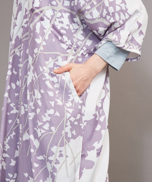 カヤ（カヤ）の「【カヤ】春の錦ワンピース（ワンピース・レディース・ブラック/パープル/ネイビー・FREE）」の14枚目の写真