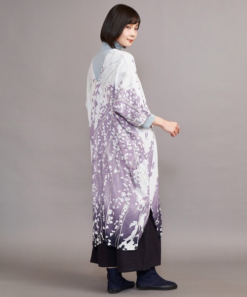 カヤ（カヤ）の「【カヤ】春の錦ワンピース（ワンピース・レディース・ブラック/パープル/ネイビー・FREE）」の11枚目の写真