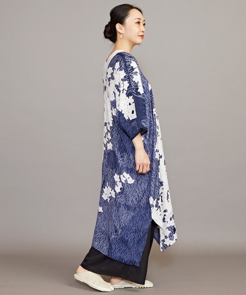 カヤ（カヤ）の「【カヤ】春の錦ワンピース（ワンピース・レディース・ブラック/パープル/ネイビー・FREE）」の17枚目の写真