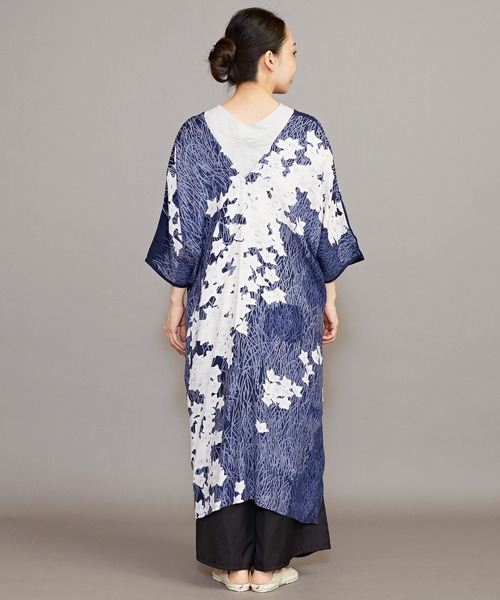 カヤ（カヤ）の「【カヤ】春の錦ワンピース（ワンピース・レディース・ブラック/パープル/ネイビー・FREE）」の16枚目の写真