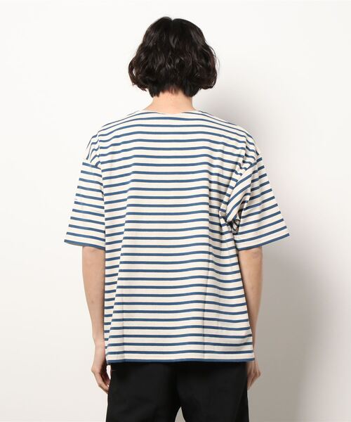 ORCIVAL（オーシバル）の「ORCIVAL | 〈別注〉コットンモヨン ビッグTシャツ MEN（Tシャツ/カットソー・メンズ・ブルー系その他/ホワイト系その他5/B/A/C・4/3/5）」の6枚目の写真