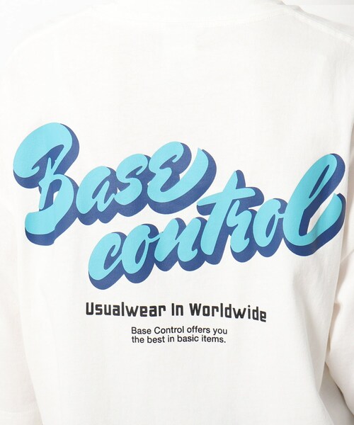 BASECONTROL(ベースコントロール)の「◆ロゴグラフィックバリエーション コットン天竺 半袖Tシャツ(Tシャツ/カットソー・レディース・アイボリー/ブラック系/ブラック系1/ベージュ系/ベージュ系1/アイボリー系/アイボリー系1/ブルー系5/ブルー系6/ライトブルー/ブラック/ベージュ・99)」の21枚目の写真