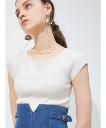 MERCURYDUO | 2WAYリボンコンパクトニット(ニット/セーター)